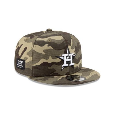 Houston Astros Gorra | New Era MLB Armed Forces Weekend 9fifty Snapback Cap Mexico - Verdes